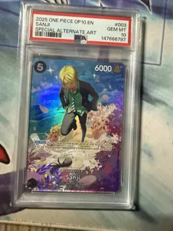 Sanji (SP) ST14-003 Royal Blood Foil PSA 10 English - Image 1