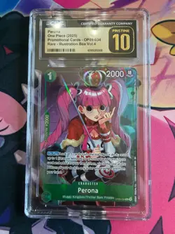CGC 10 Perona (Illustration Box Vol.4) OP09-034 One Piece Promo - PRISTINE 10!! - Image 1