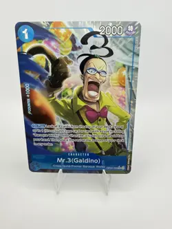Mr.3 (Galdino) R OP09-056 PRB-02 AA THE BEST vol.2 One Piece English - Image 1