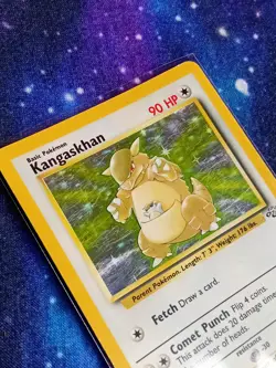 Kangaskhan Jungle Set Pokemon Card Holographic Rare 1999 - Image 2