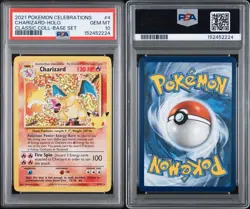 Pokemon Celebrations Charizard, Blastoise & Venusaur PSA 10 Sequential Set - Image 1