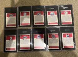 1986 Fleer Sticker set (Graded SGC) - 10/11 (No MJ) All Graded 4-6 See Pictures - Image 2