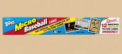 1992 Topps Micro Baseball Factory Sealed Complete Set 792 Cards 12 Gold MLB - Image 1