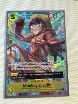 Monkey D Luffy (Illustration Box Vol.3) OP07-109 One Piece Promotion Cards Foil - Image 1