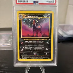 PSA 7 NM Houndoom 8/64 Neo Revelation Holo Rare Pokemon Card New Cert Vintage - Image 2