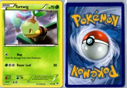 Pokemon Card - Turtwig Plasma Storm 1/135 Common - Mid Era - Image 3