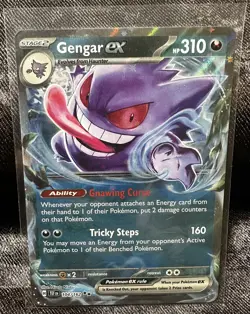 Gengar ex - 104/162 - Double Rare - Temporal Forces - Pokemon Card - NM/M - Image 1