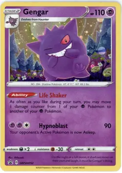 Gengar SWSH052 SWSH: Sword & Shield Promo Cards Holo - Image 1