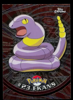 Pokemon Card - Ekans Topps Chrome TV Animation Edition 23 Foil - Image 1
