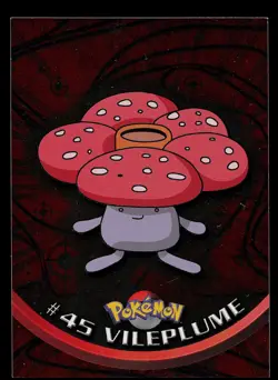 Pokemon Card - Topps Blue Logo TV Animation Edition Vileplume #45 Foil - Image 1
