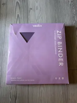 Vault X Just Purple 9-Pocket Exo-Tec Zip Binder - 360 Cards - New / Open Box - Image 3