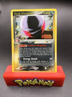 Pokemon Card • Dark Electrode EX Team Rocket Returns 4/109 Reverse Holo LP/NM - Image 1