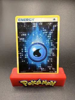 Pokemon TCG Water Energy Emerald Holo Card 103/106 2 Swirls LP/MP - Image 1