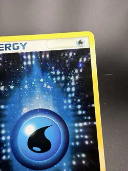 Pokemon TCG Water Energy Emerald Holo Card 103/106 2 Swirls LP/MP - Image 3