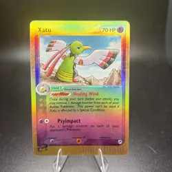 Pokemon Card - Xatu Sandstorm 55/100 Uncommon Reverse Holo Near Mint NM -c - Image 1