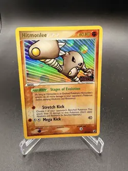 Hitmonlee 25/115 EX Unseen Forces Stamped - Reverse Holo Pokemon Card - LP/MP - Image 1
