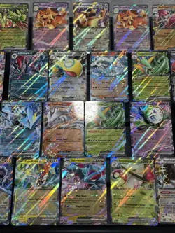 (30) Pokemon Ultra/Secret Rare CARD GX EX V Holo Lot Reshiram Tyranitar Jynx - Image 3