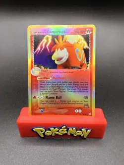 Team Magma's Camerupt 19/95 EX Magma vs Aqua Pokemon Card Reverse Holo Near Mint - Image 1