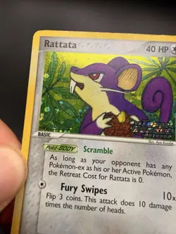 Rattata 71/109 Team Rocket Returns Reverse Holo Pokemon Card EN LP - Image 2