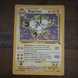Pokemon TCG Fossil Unlimited 6-Card Lot Magneton Zapdos Hypno etc - Image 2