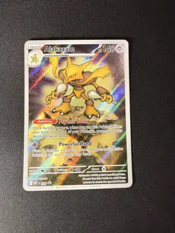 Alakazam ME 009 Black Star Promo Card Mega Evolution ETB Pokemon TCG NM - Image 1