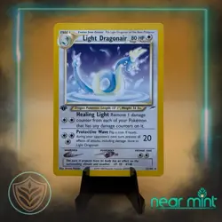 Pokemon Card - Light Dragonair Neo Destiny 22/105 1st Edition Rare - Image 1