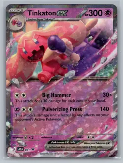 Tinkaton ex SV: Scarlet & Violet Promo Cards #031 Holo Pokemon Card - Image 1