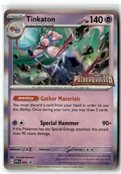 Tinkaton - (Prerelease) Holo Promo SV: Scarlet & Violet Promo Cards 020 NM - Image 1