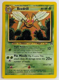 Pokemon Beedrill Neo Discovery 18/75 NM - Image 1