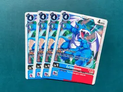ExVeemon BT16-018 Playset Beginning Observer Digimon Card Game x4 - Image 1