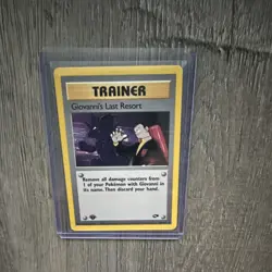 WOTC Giovanni's Last Resort 105/132 Gym Challenge 1st Ed Regular Rare Eng 2000 - Image 3