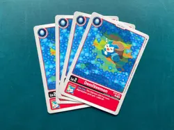DemiVeemon BT20-001 Playset Special Booster 2.5 Digimon Card Game x4 - Image 1