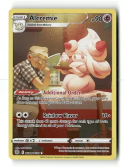 Alcremie TG08/TG30 Holo Brilliant Stars Trainer Gallery Pokemon NM - Image 1