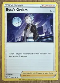 Pokemon TCG Boss's Orders Brilliant Stars 132/172 (Non-Holo) Rare Promo - Image 1