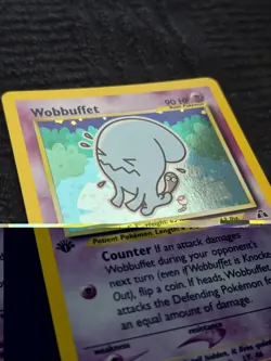 Wobbuffet [1st Edition] #16 Pokemon Neo Discovery NM/LP Rare - Image 2