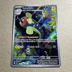 Eelektrik Illustration Rare 114/086 Sv: Black Bolt Ability Holo Pokemon TCG - Image 1