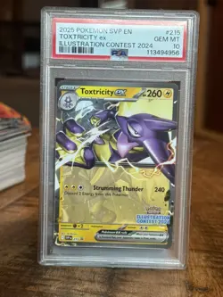 2025 Pokemon SVP Toxtricity EX Illustration Contest 2024 #215 PSA 10 - Image 1