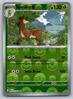 Sawsbuck (Poke Ball Pattern) 007/086 Uncommon White Flare Pokemon Holo Near Mint - Image 1