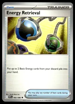 Energy Retrieval 082/086 Uncommon White Flare Pokemon Near Mint - Image 1