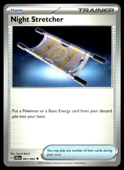 Night Stretcher 061/064 Uncommon Shrouded Fable Pokemon Near Mint - Image 1