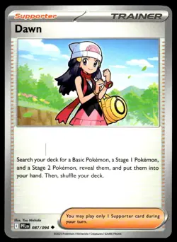 Dawn 087/094 Uncommon Phantasmal Flames Pokemon Near Mint - Image 1