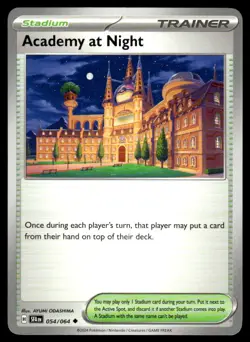 Academy at Night 054/064 Uncommon Shrouded Fable Pokemon Near Mint - Image 1