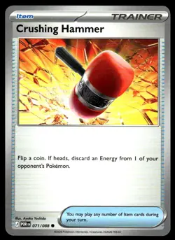 Crushing Hammer 071/088 Common Perfect Order Pokemon Near Mint - Image 1
