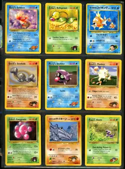 Pokemon GYM HEROES CHALLENGE Set Cards Lot HOLO Erika's Vileplume RARE Sandslash - Image 4