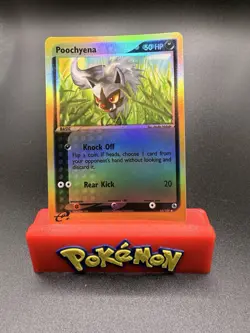 Poochyena 64/109 Reverse Holo Common Pokemon EX Ruby & Sapphire NM 2003 Gen 3 - Image 1