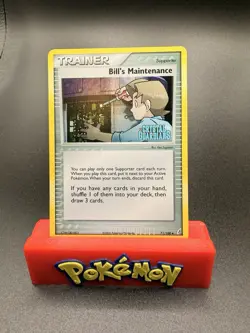 2006 Pokemon EX Crystal Guardians Bill's Maintenance Reverse Holo #71/100 NM - Image 1