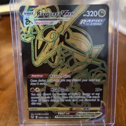 💥 Pokemon TCG Card Rayquaza VMAX TG29/TG30 Silver Tempest Holo Secret Rare 2022 - Image 1