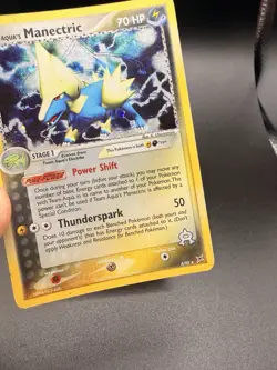Team Aqua's Manectric Pokemon 2004 EX Team Magma Vs Team Aqua Holo Rare 4/95 MP - Image 2