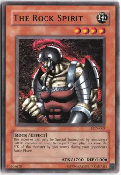 Yugioh - The Rock Spirit LON-069 Unlimited - Labyrinth of Nightmare - Image 1