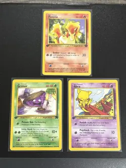 Pokemon 3 Card Vintage Team Rocket 1st Edition Lot Set Bundle WOTC Nm-Lp - Image 1